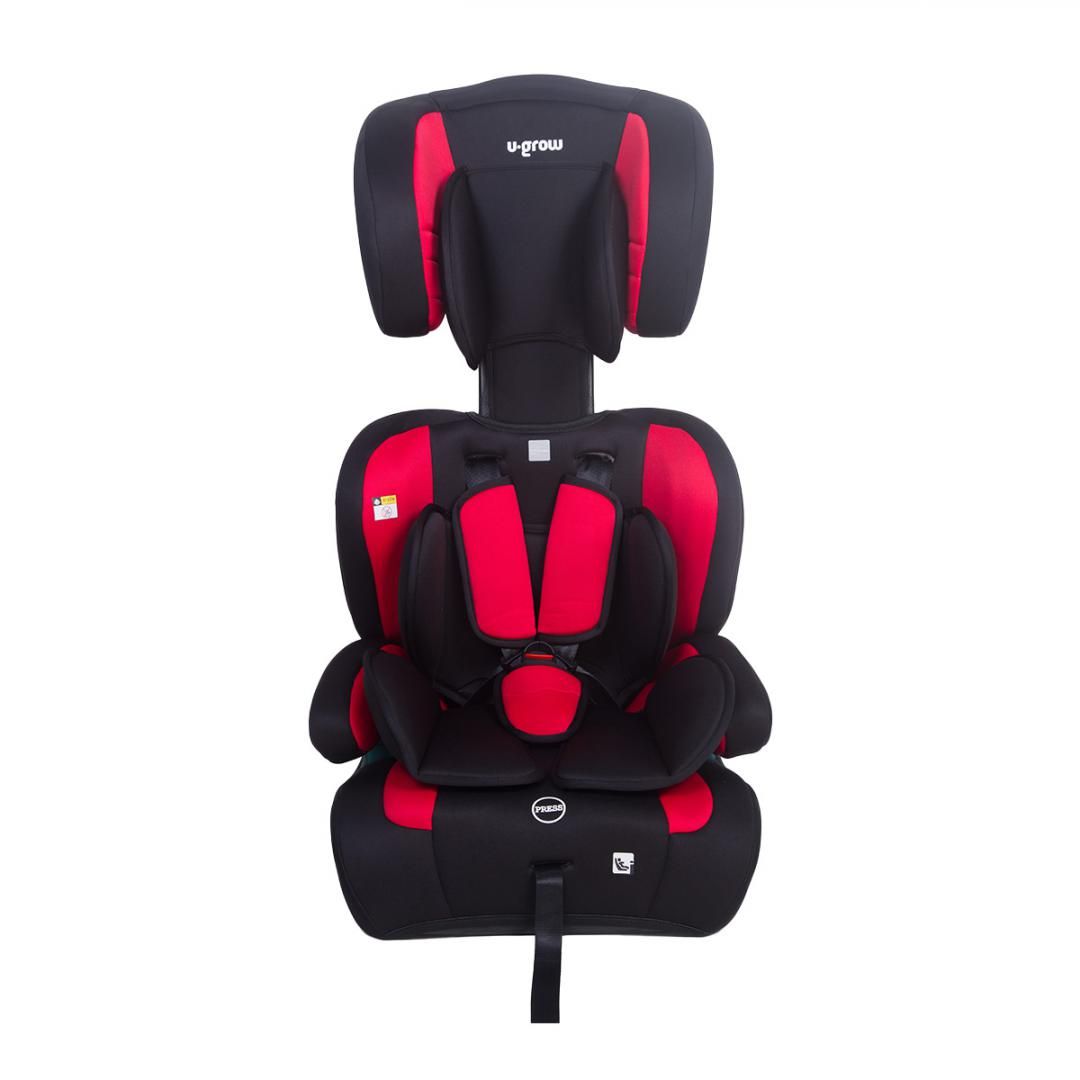 Scaun auto/inaltator, 76-150CM(15M-12Y), R129, rosu/negru, U-Grow_3