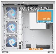COUGAR FV150 RGB PC Case, Mid tower, White_3
