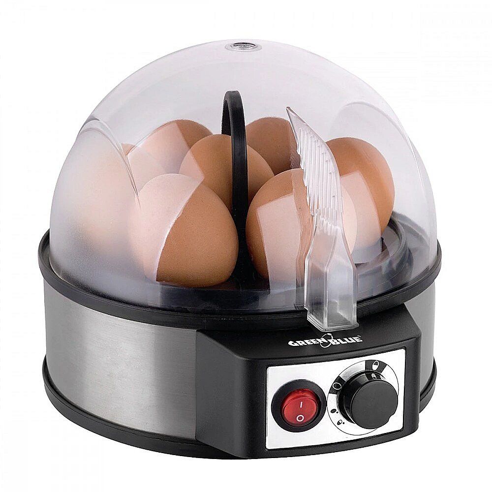 GreenBlue automatic egg cooker  400W power  up to 7 eggs  measuring cup  220-240V~  50 Hz  GB573_1
