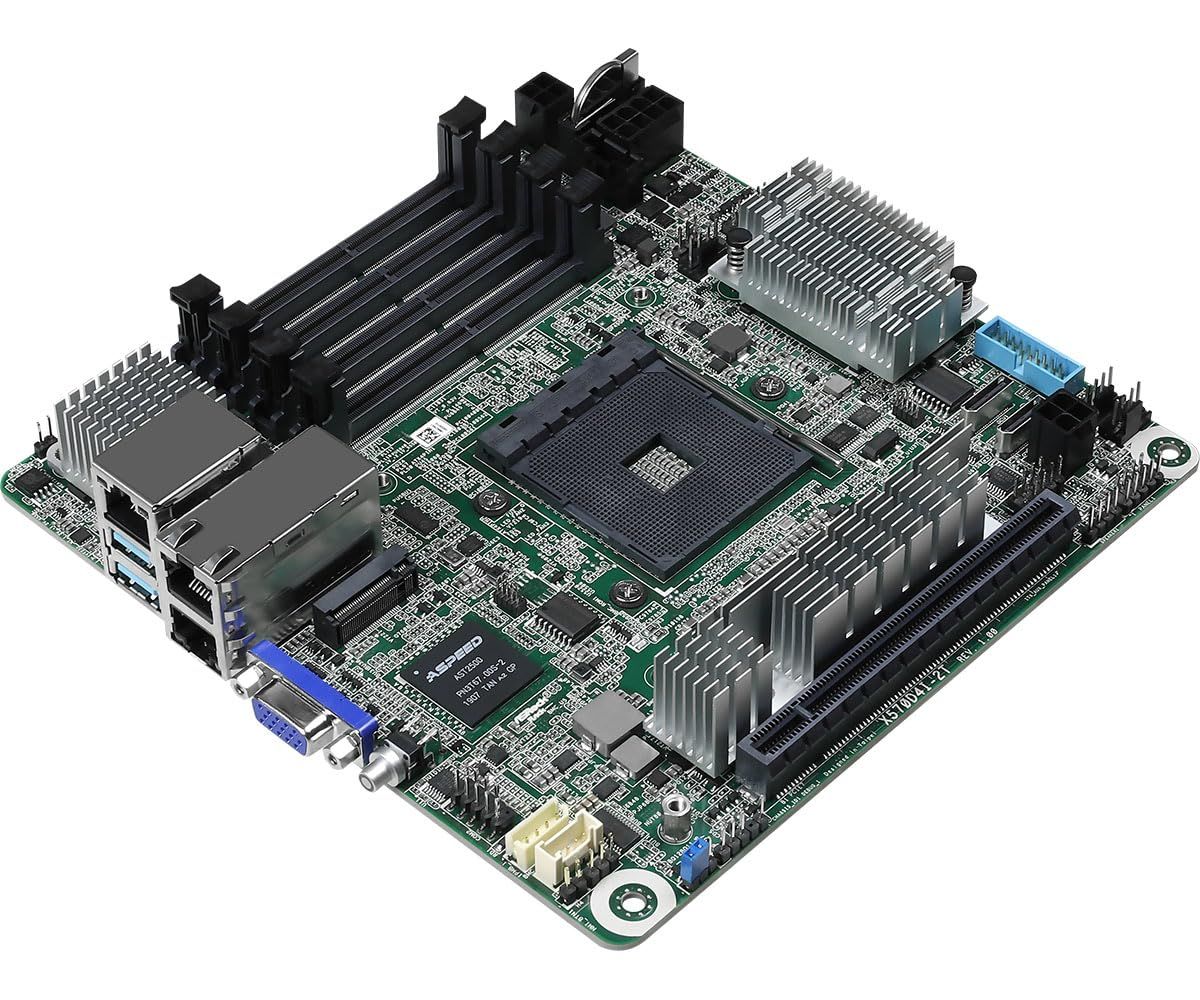 Asrock X570D4I-2T plăci de bază AMD X570 Mufă AM4 mini ITX_1