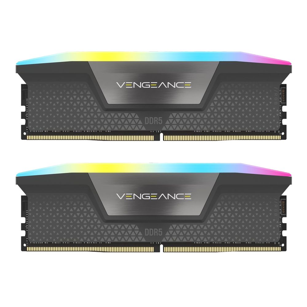 Memorie Corsair Vengeance 32 GB DDR5 6400 MHz CL36, kit 2 x 16 GB, XMP 3.0, EXPO, Gri, RGB