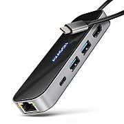 HMC-6GLN, USB-C, USB-A, HDMI, RJ-45, PD 100W_1