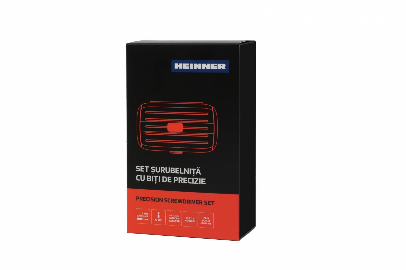 HEINNER Set surubelnita cu 30 biti de precizie_5