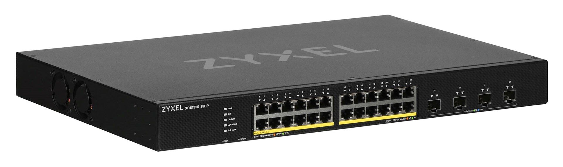 Switch Zyxel XGS1935-28HP 28p PoE (PoE+: 24)  375W Managed Gigabit/10G_1
