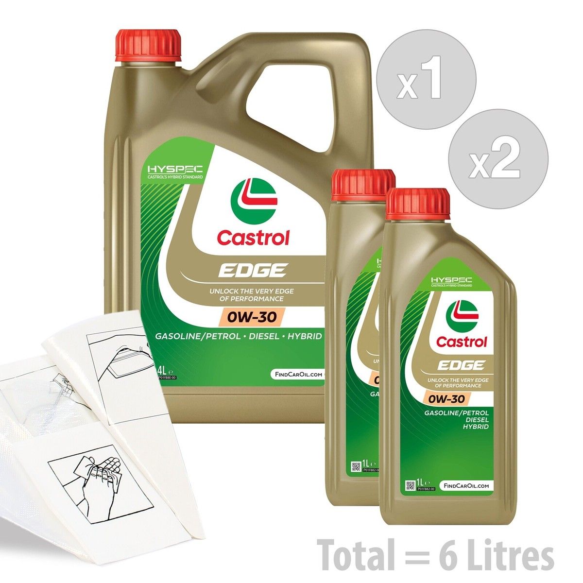 Castrol Edge 0W-30 PC 4L H 183546 15F640_1