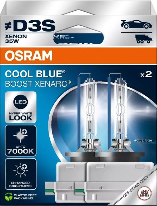 Bulb (Set of 2) D3S 85V 35W PK32D-5 without road approval Cool Blue Boost 7000K_3