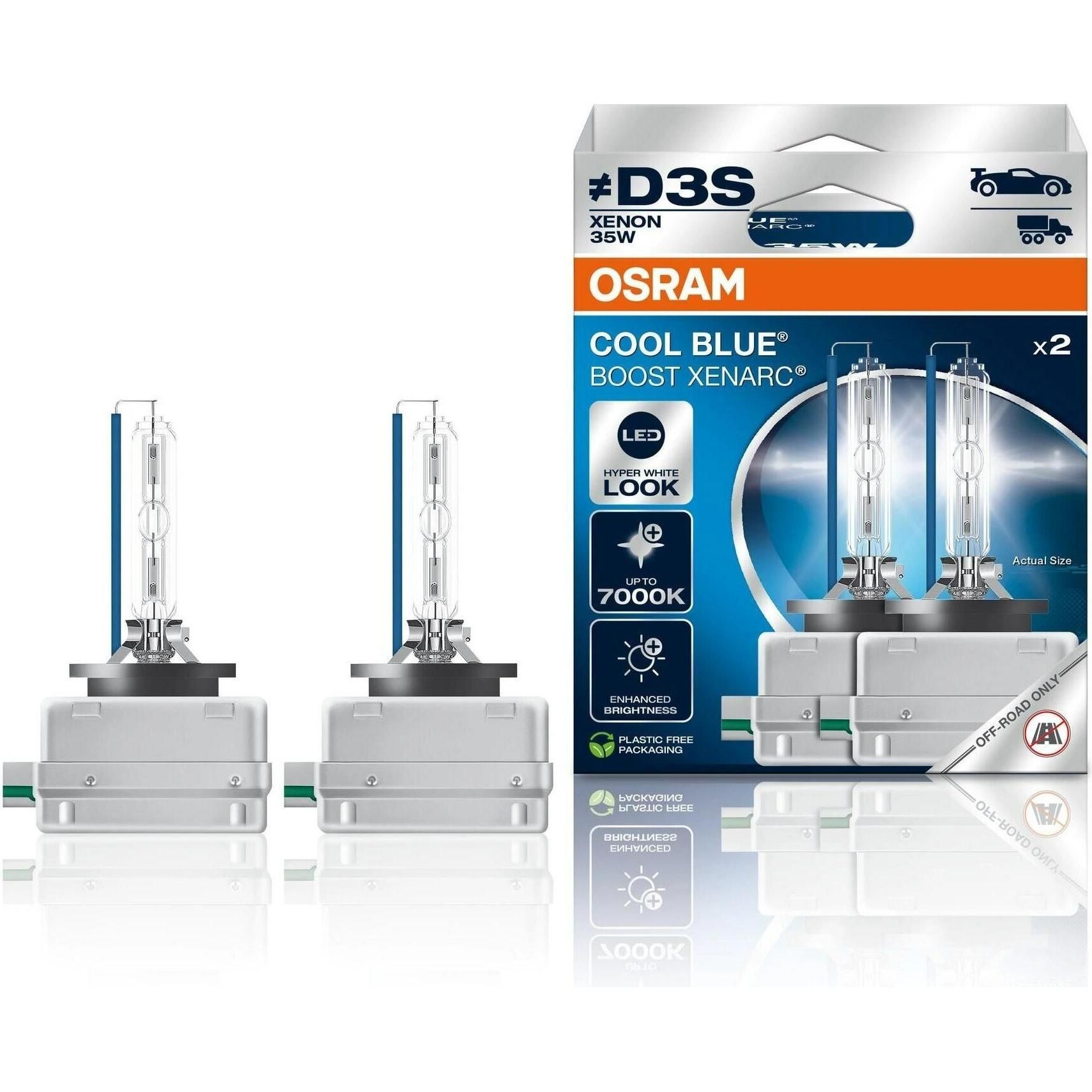 Bulb (Set of 2) D3S 85V 35W PK32D-5 without road approval Cool Blue Boost 7000K_4