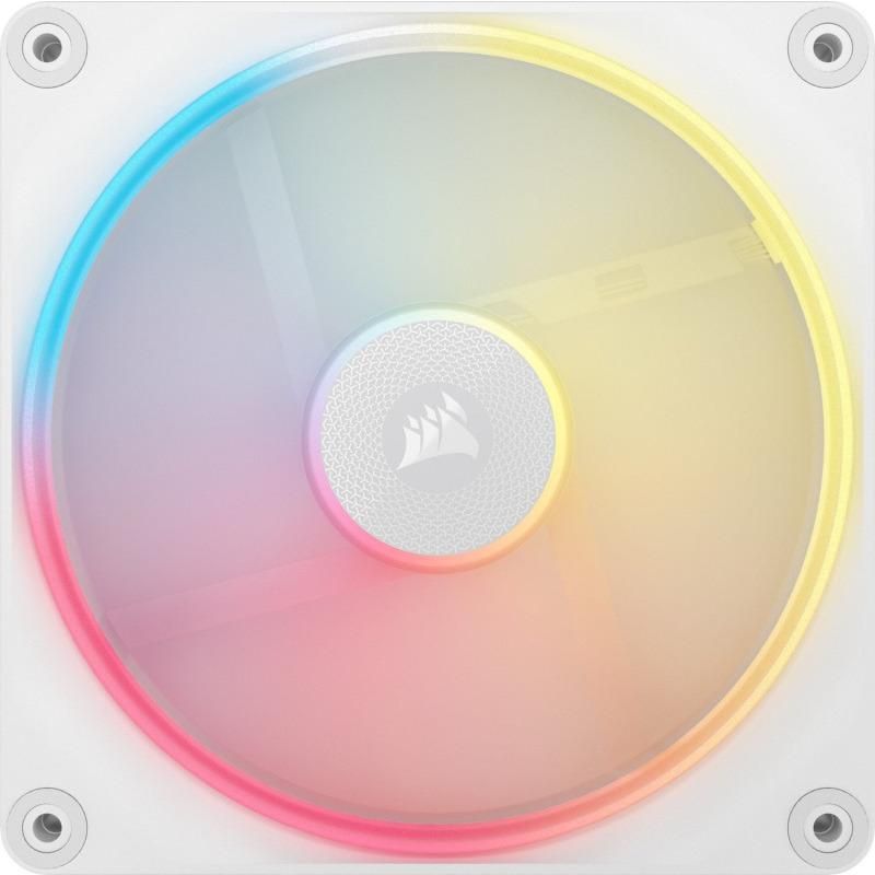 Ventilator Carcasa CORSAIR iCUE LINK LX140-R RGB ALB, viteza 400-2000 RPM +/- 10%, Airflow: 90 CFM, Presiune Statica: 3.55 mm-H2O, Nivel de zgomot: 35.4dBA_2