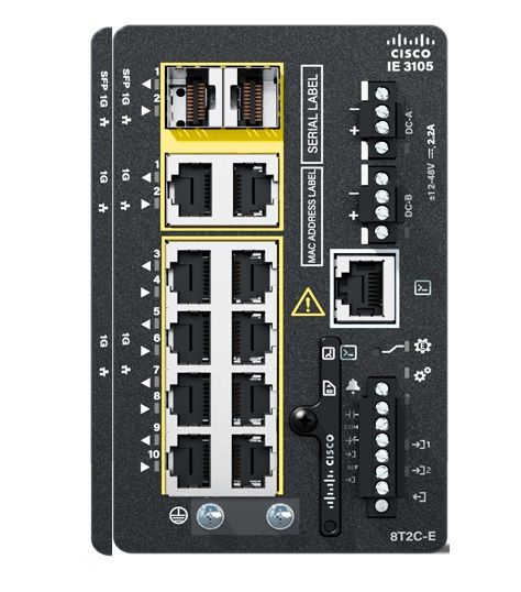IE3105 w/8GE Copper,2GE Combo,Adv feat,Fixed sys,Net Essent_2