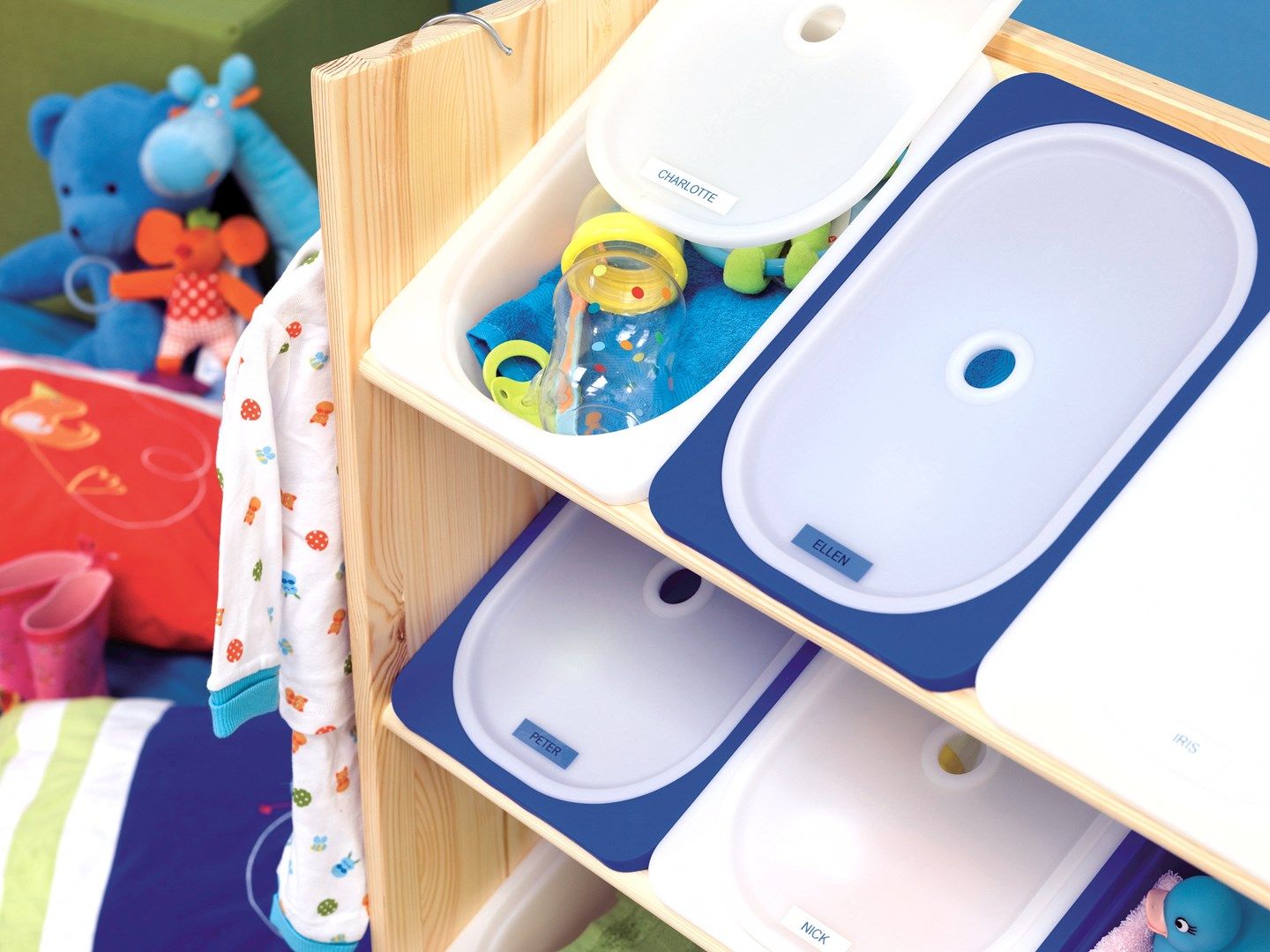 DYMO D1 Standard - Black on Blue - 12mm_8