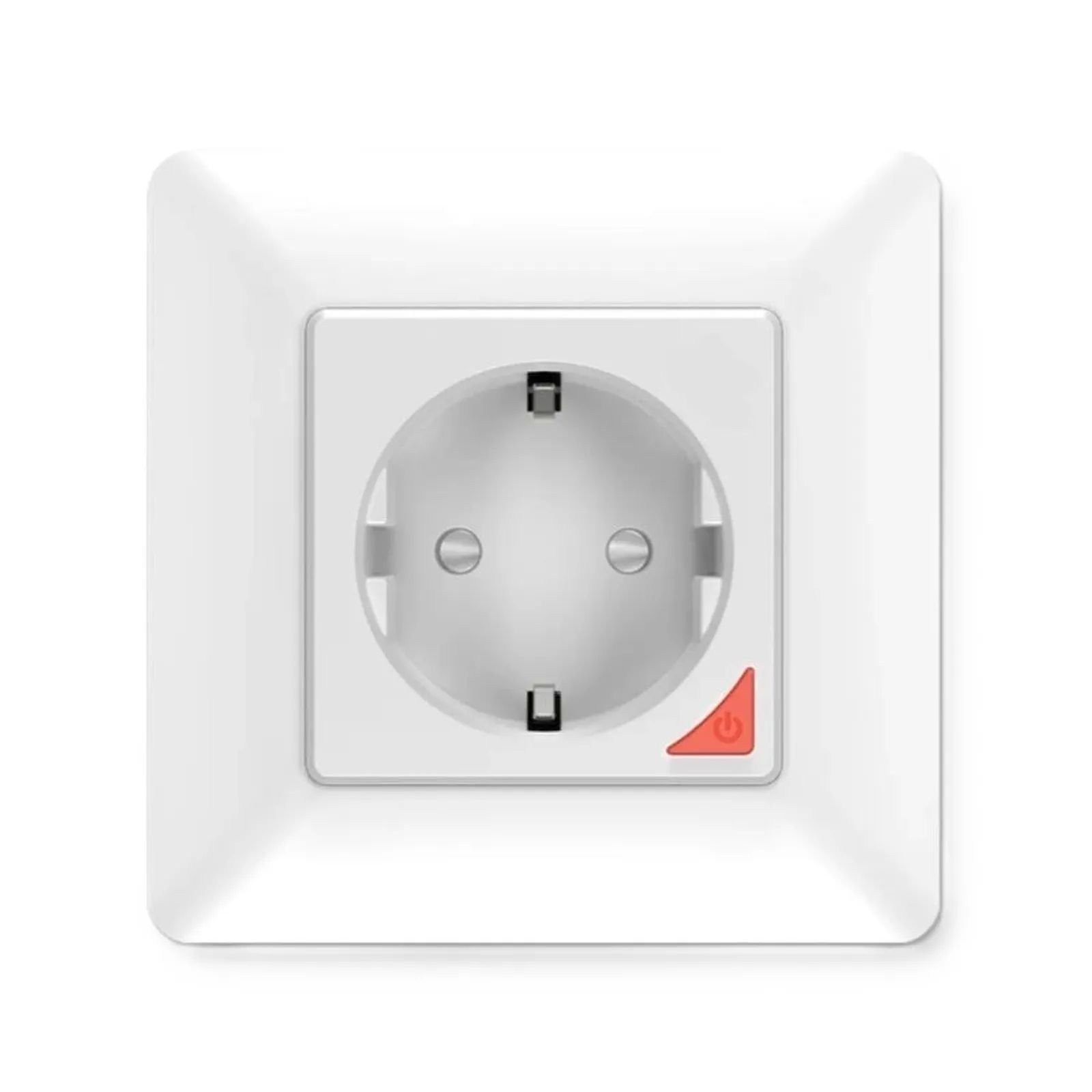 Extralink Smart Life Wall Socket Set Pro | Zestaw inteligentne gniazdko + ramka | Kolor Biały  230V  WiFi_1