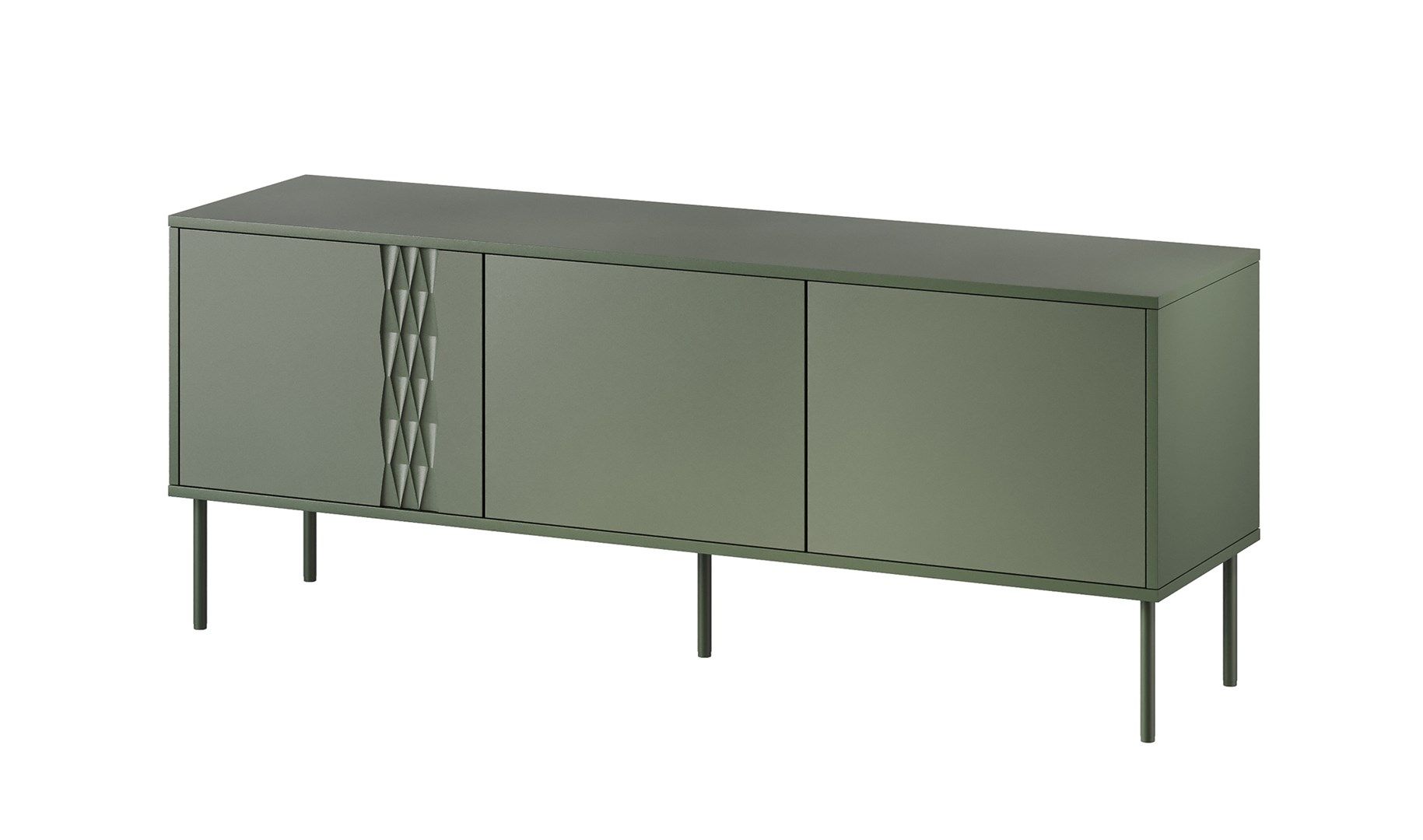 Cama RTV 3D TRESSE cabinet 150x40x55 matte green_1