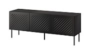 RTV cabinet SIENA 150.5x40x60 black matt_1