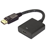 Adaptor 15cm DisplayPort tata la HDMI mama, inclusiv semnal audio_1