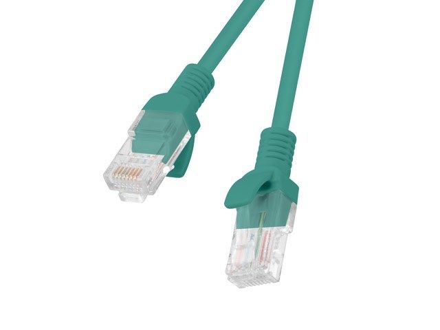 PATCHCORD KAT.6 UTP 0.5M ZIELONY FLUKE PASSED LANBERG 10-PACK_1