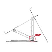 UNITEK LAPTOP STAND ADJUSTABLE 360° ROTATING BASE_2