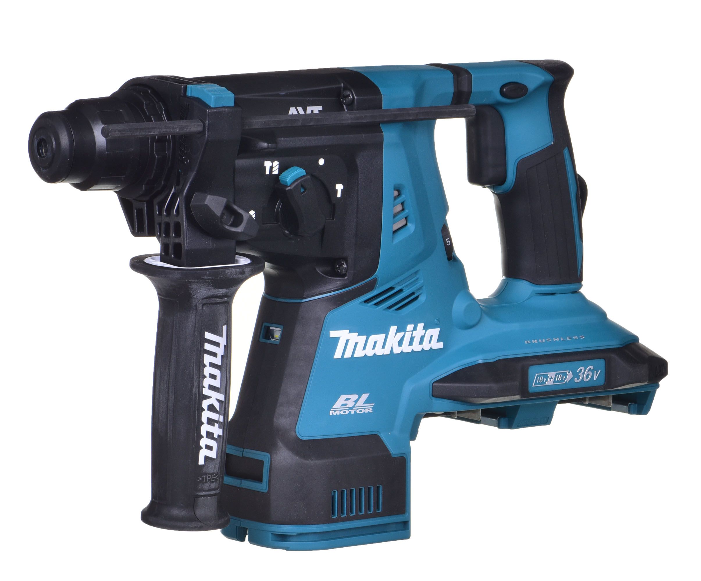 Cordless rotary hammer drill with 2 batteries 18V 0*AH_1
