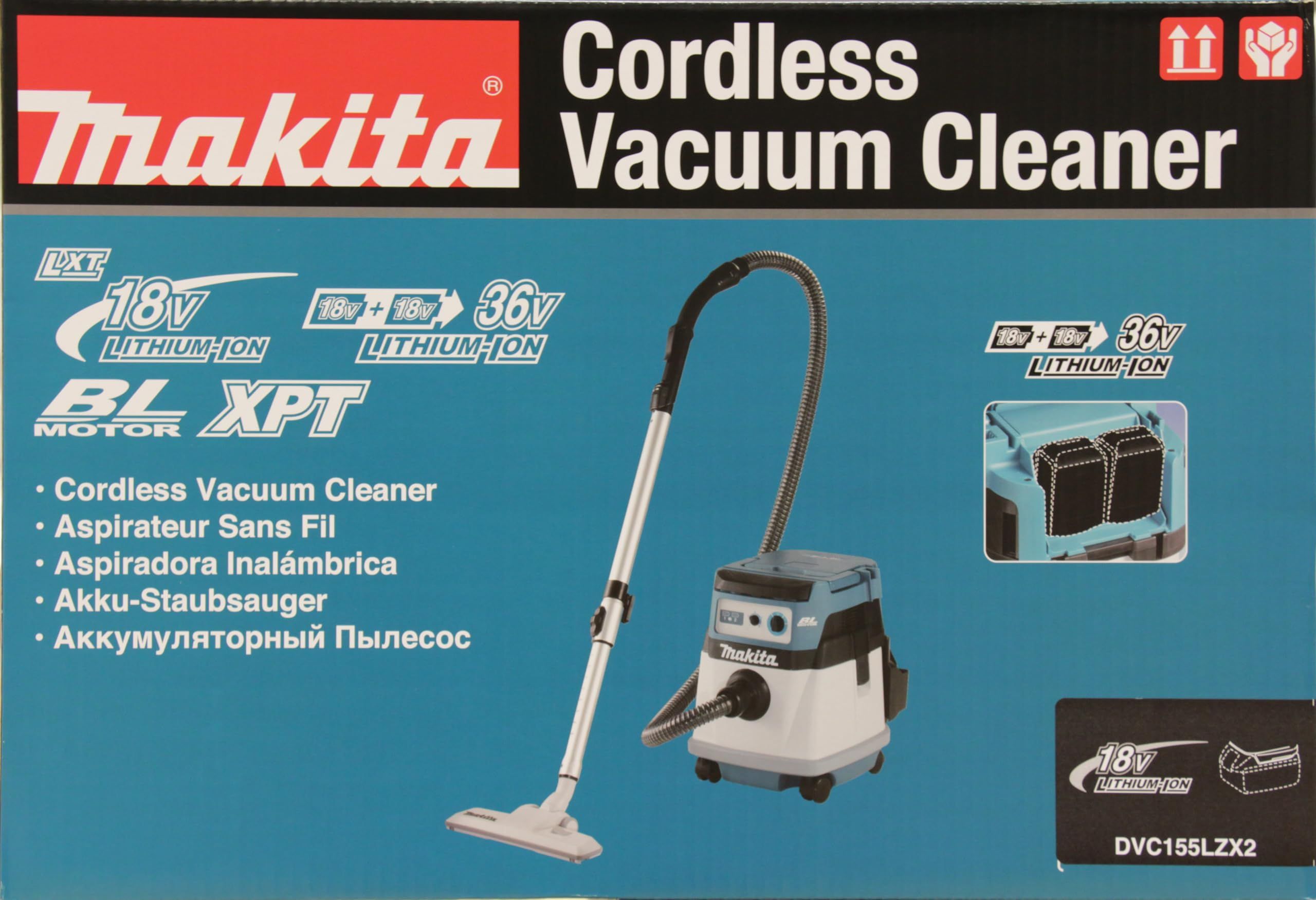 Vacuum Cleaner MAKITA 2x18V DVC865LZX3 8L LXT_4