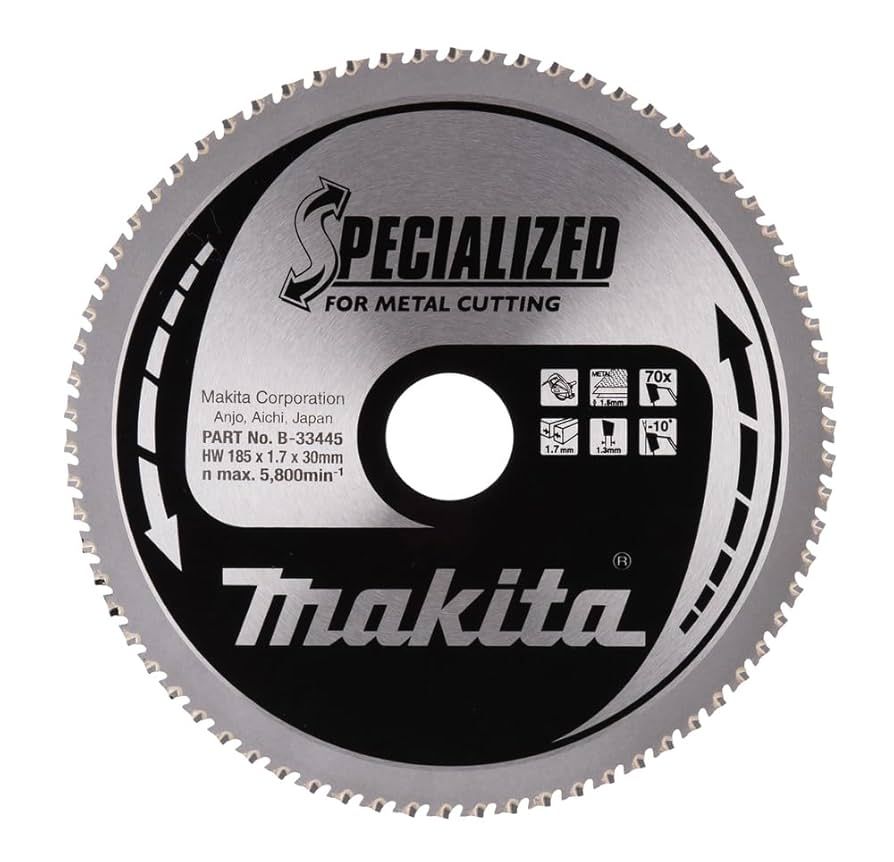Specialized Tungsten Carbide Metal Cutting Saw Blade  185 mm x 30 mm arbor  70 Teeth_1