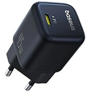 INCARCATOR retea Baseus PicoGo GaN, Quick Charge 45W, 1 x USB Type-C 5V/3.0A, negru 