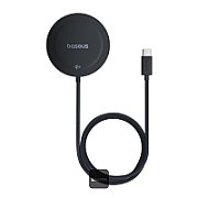 INCARCATOR wireless Baseus  Mini4 Qi2, magnetic, 15W, negru 