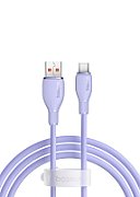 CABLU alimentare si date Baseus Pudding, Fast Charging Data Cable pt. smartphone, USB la USB Type-C 100W, 2m, violet 