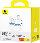 CASTI Baseus AirGo 1 Ring Open-Ear, pt smartphone, wireless, bluetooth 5.3, microfon pe casca, 25 ore durata baterie, cablu inclus USB la Type-C 0.3m, alb 