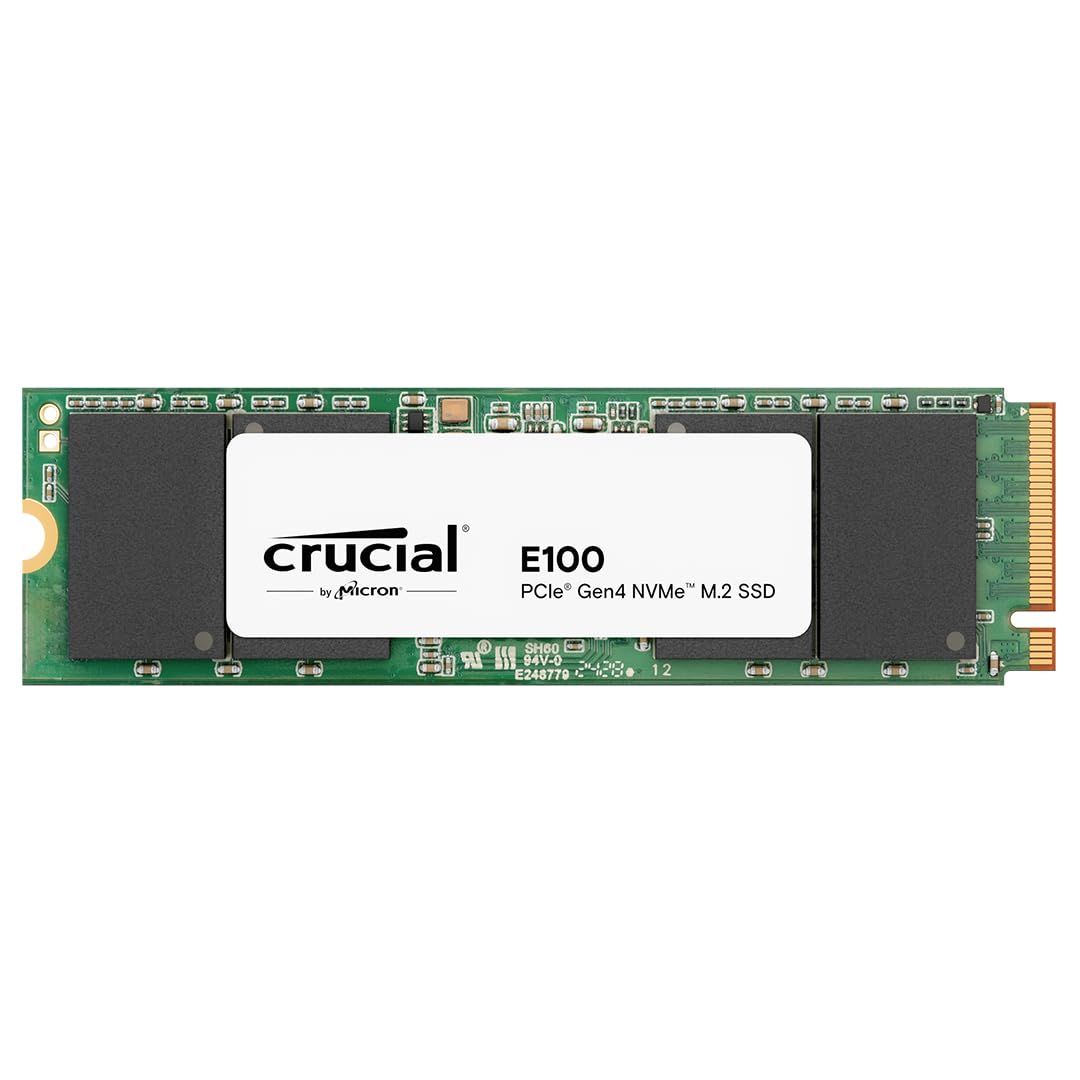 Crucial E100 1TB SSD PCIe 4.0 Gen4 M.2 2280 NVMe, Read/Write: 5000/3000 MB/s_1