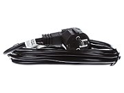 Cordon de alimentare monitor, PC, UPS conector C13 (mama) - Schuko (tata), 3m, negru_1