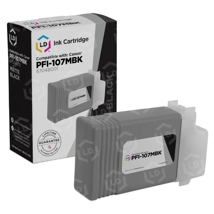 Canon Ink PFI-107 PFI107 Matte Black Schwarz (6704B001)_2
