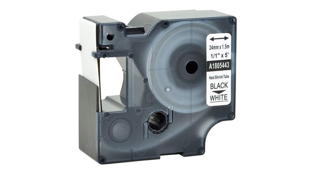 Dymo HeiÃŸschrumpfschlauch Black White (1805443)_1