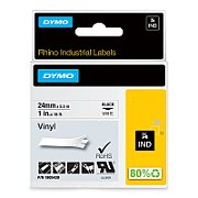 Dymo Rhino Coloured Vinyl Black White (1805430)_1