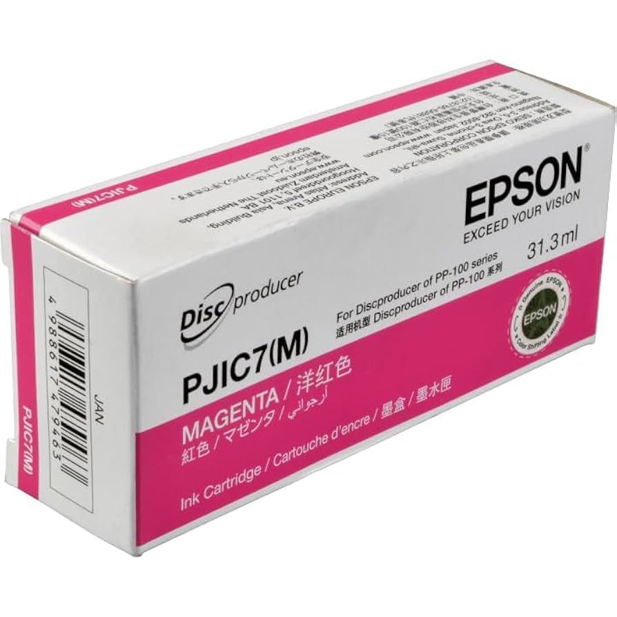 Cartus cerneala Epson C13S020691 ,Magenta ,31.3 ml ,Original (PP 100 Series|PP 50) 