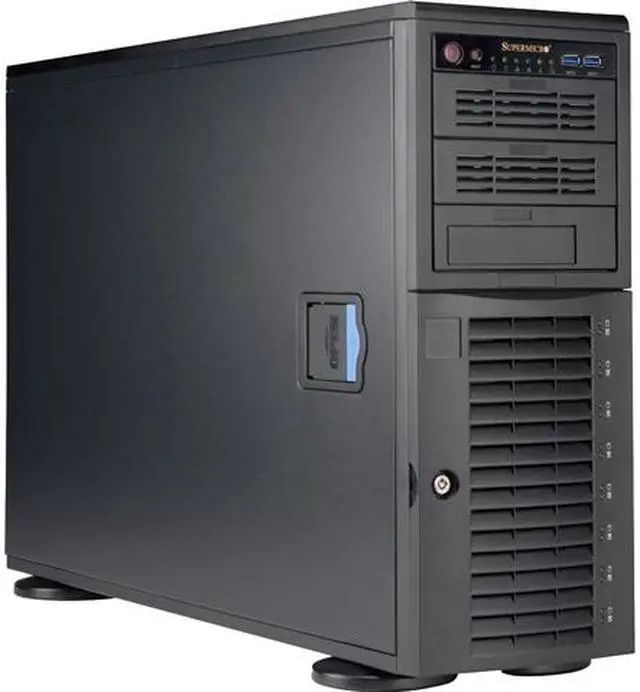 Supermicro 4U 8x3.5 /2.5  hot-swap SAS drive           1000W_2