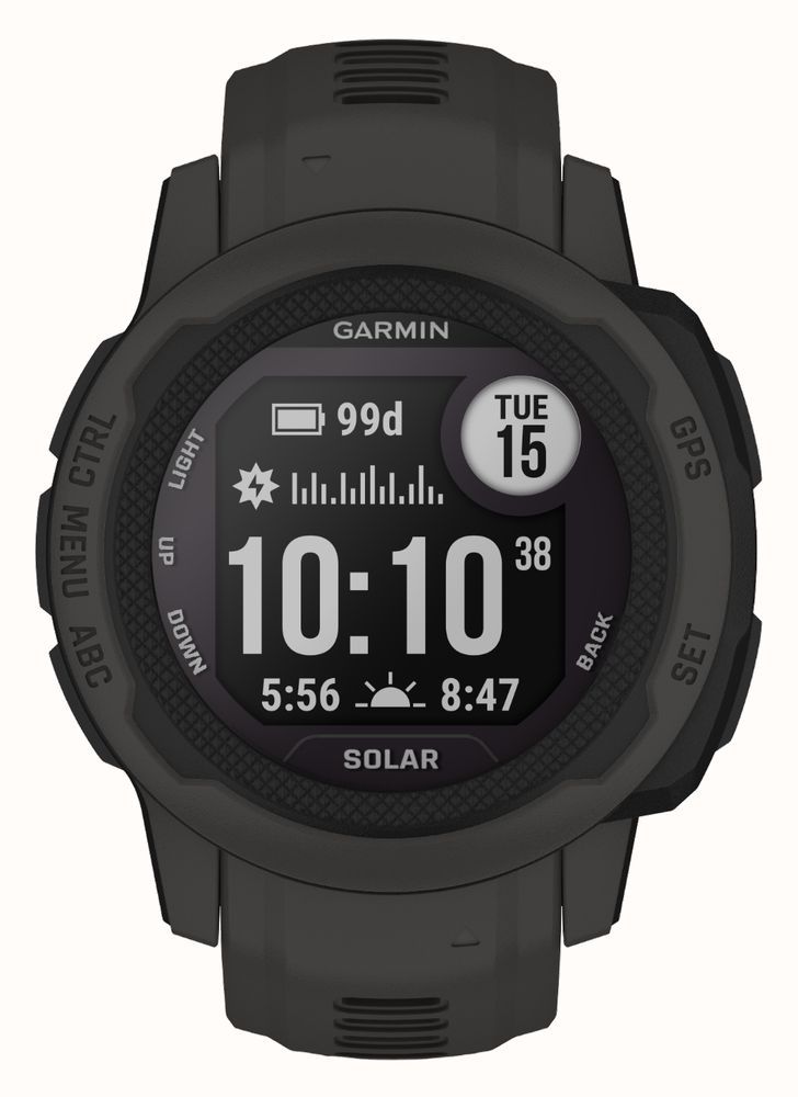 Garmin Instinct 2S Solar 2.01 cm (0.79 ) MIP 40 mm Digital 156 x 156 pixels Graphite GPS (satellite)_4