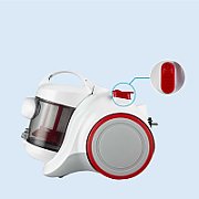 Midea Vacuum Cleaner | C5 MC01PLWH | Bagless | Power 700 W | Dust capacity 1.5 L | Baltas_2