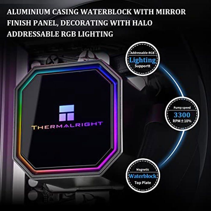 Thermalright Frozen Prism 360 BLACK Complete Water Cooling with RGB  black_2