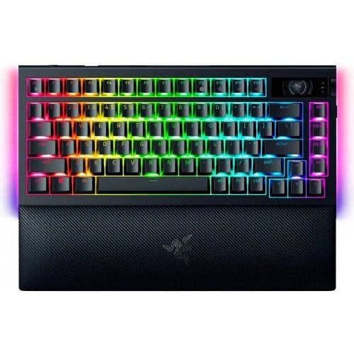 Mechanical Gaming Keyboard Razer | BlackWidow V4 Pro 75% | 4K Hz Wireless | US | Black | Orange Tactile Switches Gen-3 | Wireless connection_1