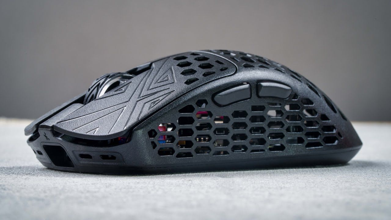 Vancer Akitsu Carbon Fiber Gaming Mouse  wireless - black_4