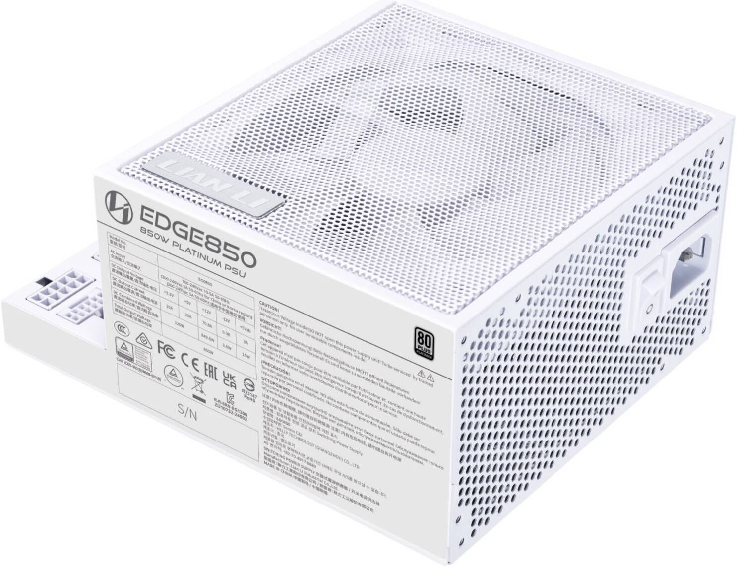 Power Supply Unit ATX 850W G9P.EG0850.WE00.EU Lian Li_3