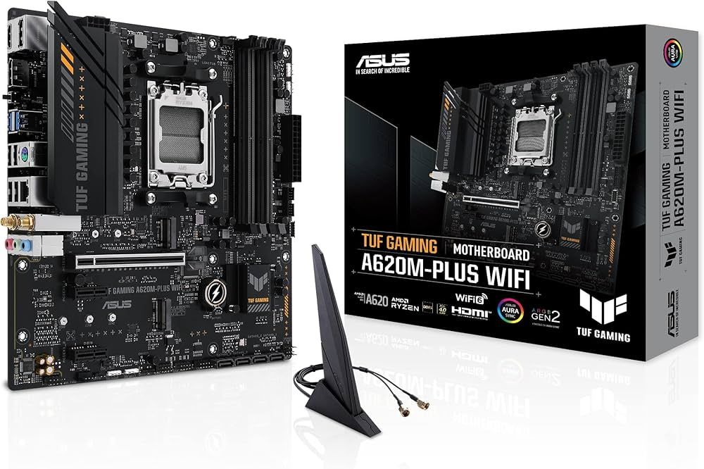 MB AMD A620 SAM5 MATX/GAMING A620M-PLUS WIFI ASUS_1