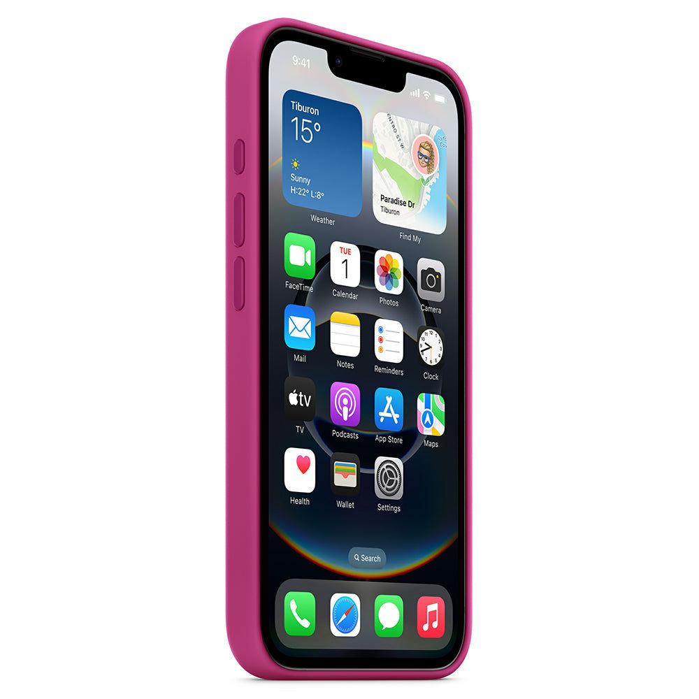 IPHONE 16E SILICONE CASE/FUCHSIA_2