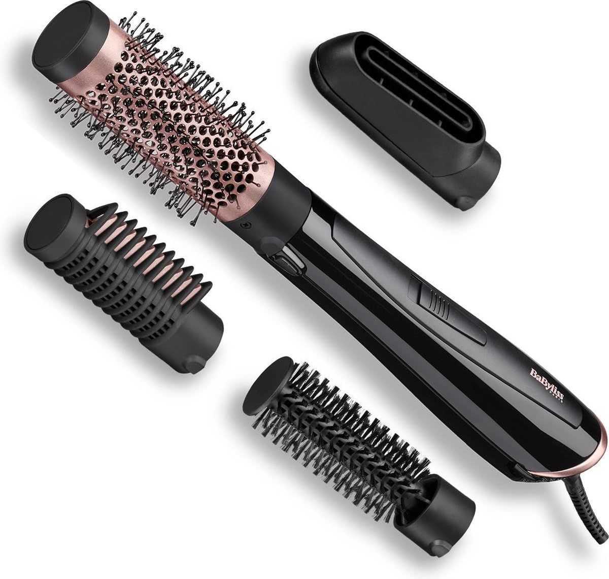 BaByliss Hot Air Brush (AS126E) Perfect Finish black Schwarz_1