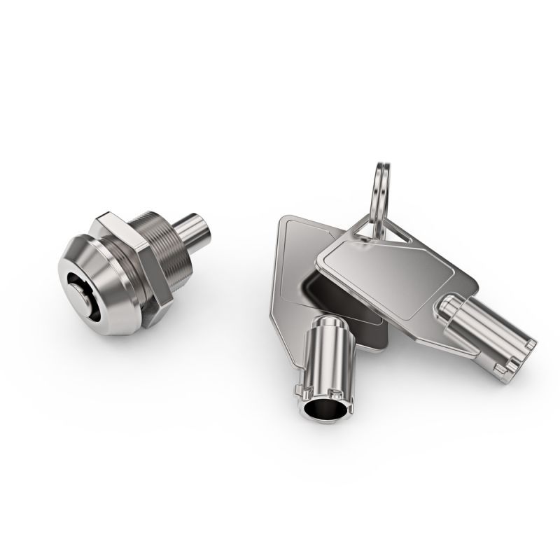 KEYED ALIKE CYLINDER AND KEYS/25EC BLACK_1