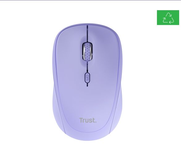 Mouse wireless Trust Yvi, rezolutie maxima 1600 DPI, violet_1