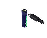 Baterii reincarcabile AA Trust, incarcate prin USB-C, putere intrare 1.2W, pachet de 2 bucati._2