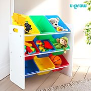 Raft depozitare jucarii cu 9 cosuri multicolore, U-Grow_1