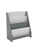 Raft depozitare carti, gri, MDF, U-Grow_3