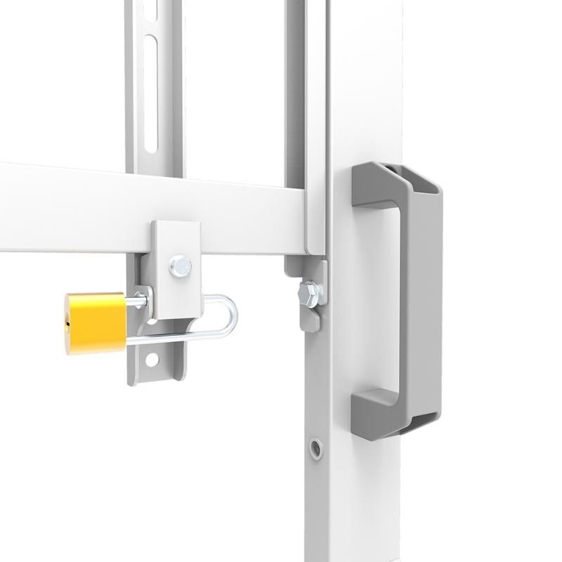 Stand podea mobil/fix Neomounts FL50-575WH1; pentru display-uri cu diagonale 65