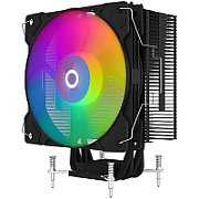 Cooler Procesor AQYRIS URANUS LS 2.0 ARGB NEGRU, dimensiune heatsink 152x120x49mm (cu ventilator), un ventilator ARGB, viteza ventilator 900-1800 RPM +/- 10%, Airflow: 65 CFM,  Suport AMD: AM4, AM5 suport INTEL: LGA 1200/1700/1156/1155/1151/1150, nivel de zgomot: 30 dBA_1